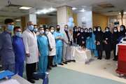 بازدید نوروزی رئیس مجتمع بیمارستانی امام خمینی (ره) از بخش های مختلف این مرکز 